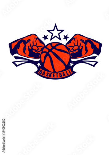 basketball poing serre fermer logo cogne