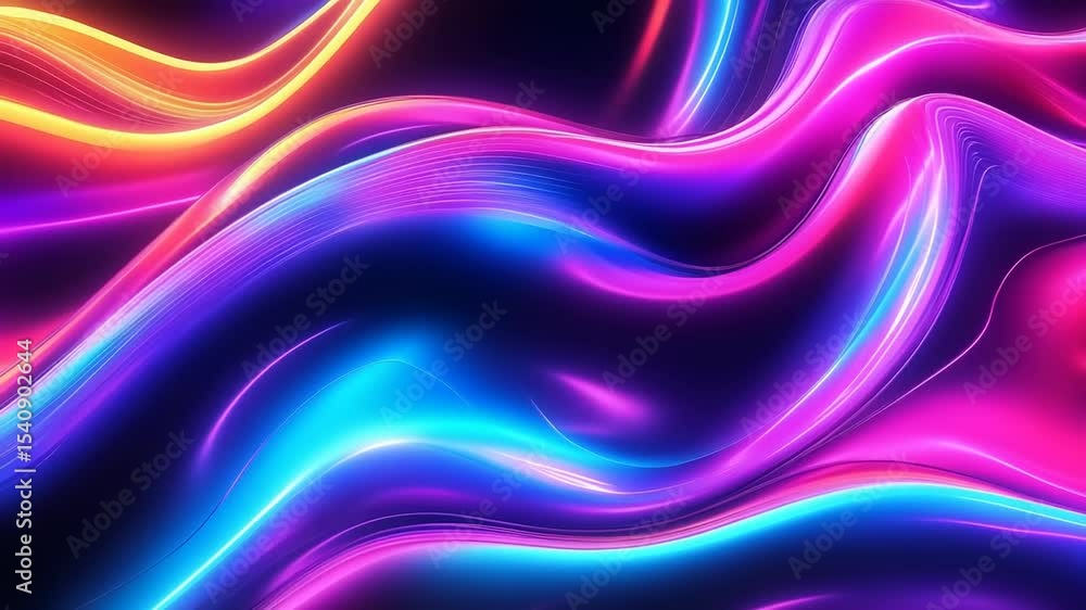 Abstract multicolored wavy design Abstract multicolored wavy design