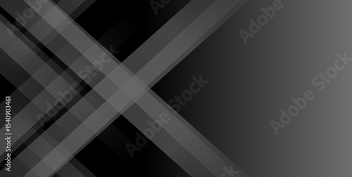 Abstract black and white geometric square pattern, a futuristic 3D illustration for modern business design wallpaper texture backdrop