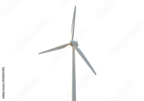 Isolated Single Wind Turbine Renewable Energy Source
