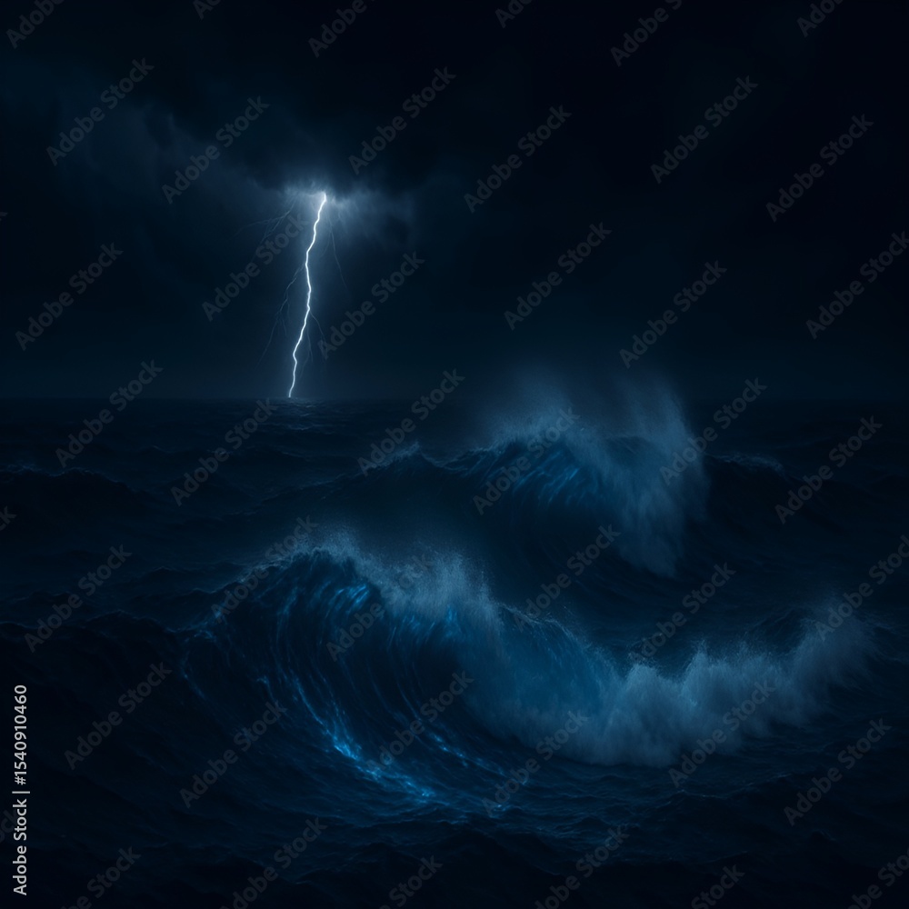 storm over the sea storm over the sea