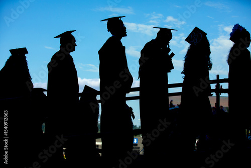 Quadro su tela College Graduation Ceremony
