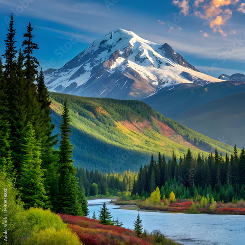 lake in the mountains