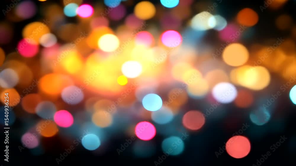 Vibrant Colorful Bokeh Background with Sparkling Lights Vibrant Colorful Bokeh Background with Sparkling Lights