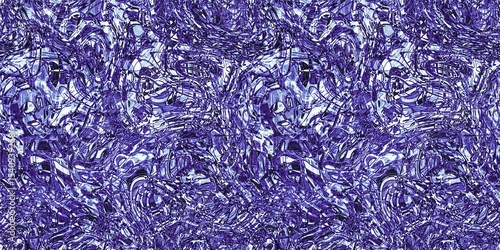 Dye wash indigo blue textur border fabric effect background. Seamless edging trim pattern in masculine Japanese block print style. Perfect for washing tape, ribbon and banner design