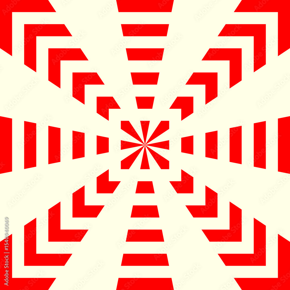 Obraz premium Triangles, kites, rhombuses, crosses ornament. Geometrical backdrop. Triangular, quadrangular shapes wallpaper. Geometric background. Mosaic motif. Digital paper, textile print. Seamless pattern.