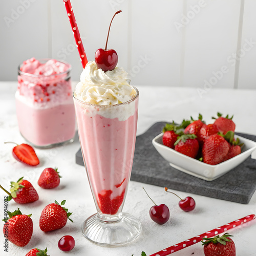 yogurt with strawberries