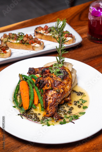 Roast chicken