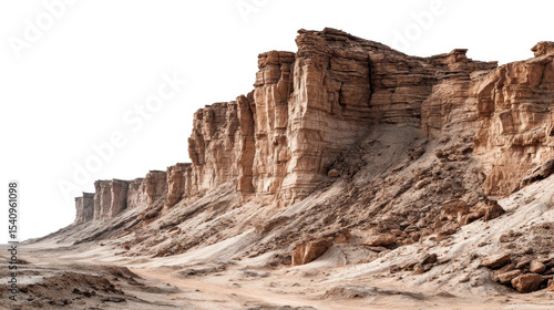Wallpaper Mural Majestic rock formations arid desert nature serene landscape wide angle earth’s wonders cut out png Torontodigital.ca