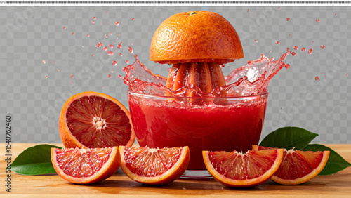 Fresh Blood Orange Juice Juicy, Vibrant, and Refreshing