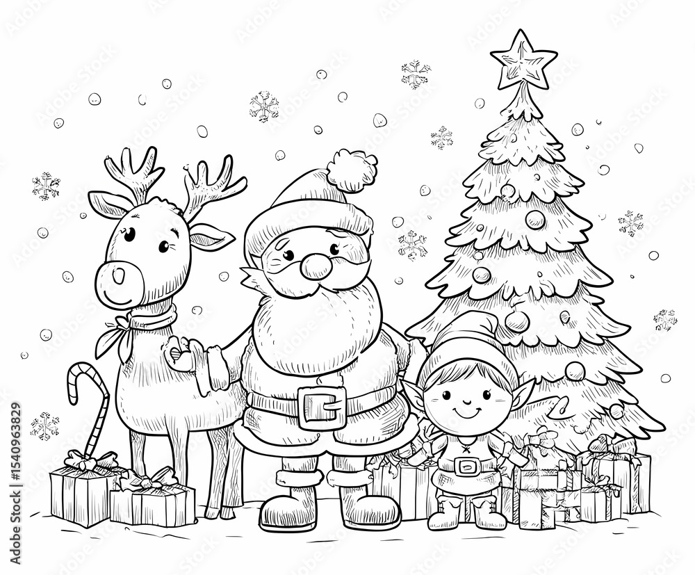 custom made wallpaper toronto digitalChristmas and Winter Holiday Coloring Pages – Santa Claus, Reindeer, Snowmen, and Festive Scenes
