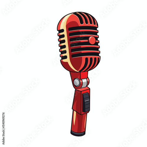 Professional Microphone for Clear Sound Communication in Broadcasting and Presentations