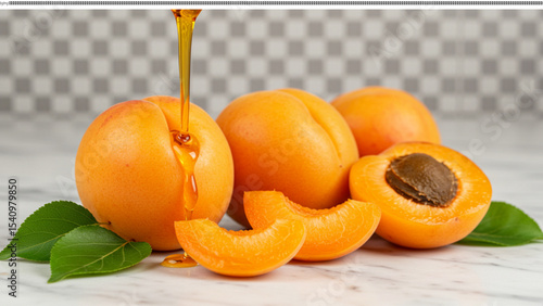 Fresh Juicy Apricots Ripe, Sweet, and Ready to Enjoy