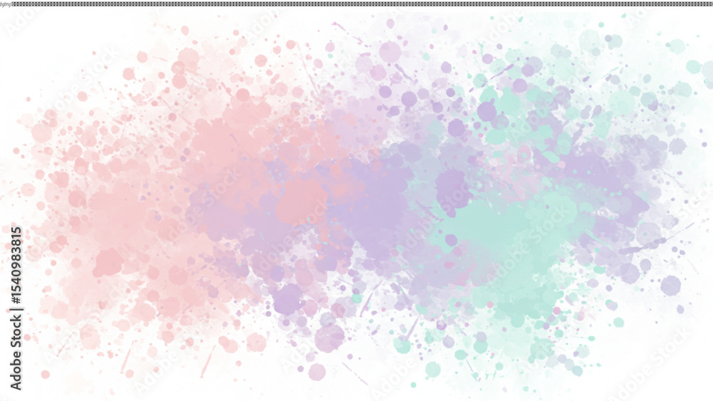 Pastel Color Splatter Background Soft Pink, Purple, and Mint Green Watercolor Texture Pastel Color Splatter Background Soft Pink, Purple, and Mint Green Watercolor Texture