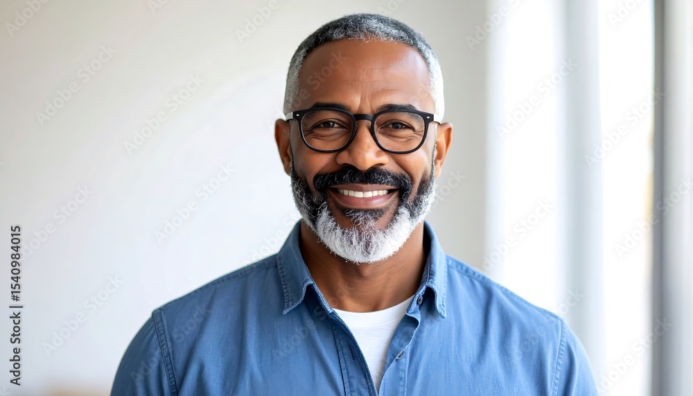 Smiling man with glasses Smiling man with glasses
