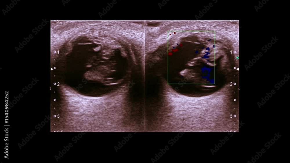 Globe rupture, orbita traumatic, USG ,ultrasound image Globe rupture ...