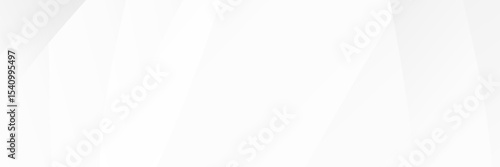White background with soft curtains and subtle textured design. A geometric background of white and light grey gradients. The shapes are mostly triangles that create depth and texture in the banner.