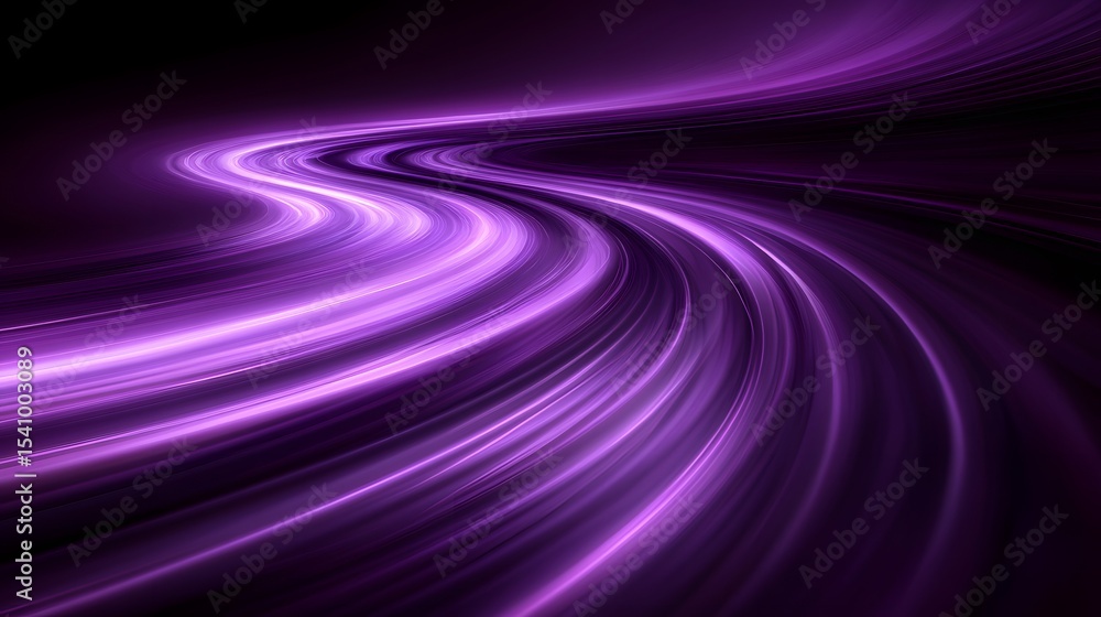 Abstract purple swirling lines on a dark background. Abstract purple swirling lines on a dark background.