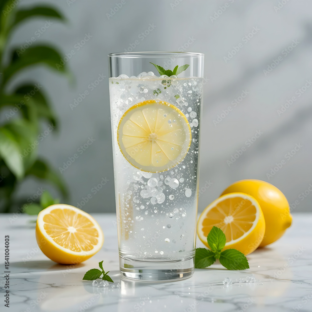 Refreshing Lemon Mint Fizz Refreshing Lemon Mint Fizz
