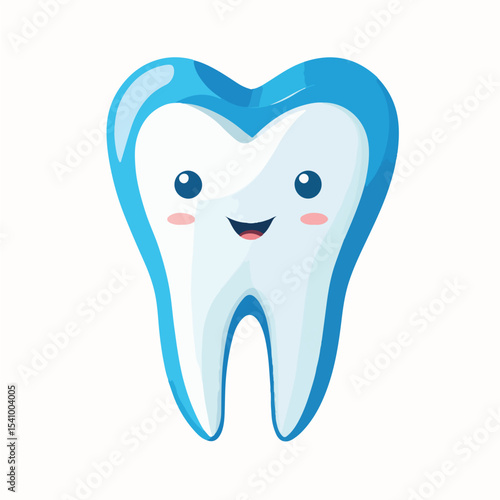 Smiling Cartoon Tooth 