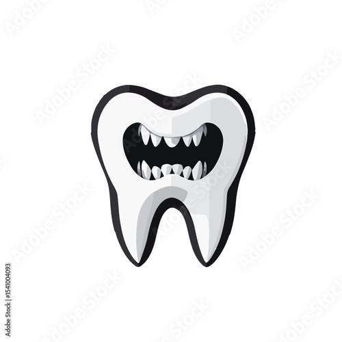 Isolated Deep Cavity Tooth