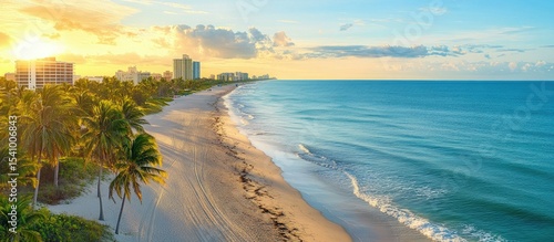 Sunrise over Sunny Isles Beach, Florida: A Tropical Paradise