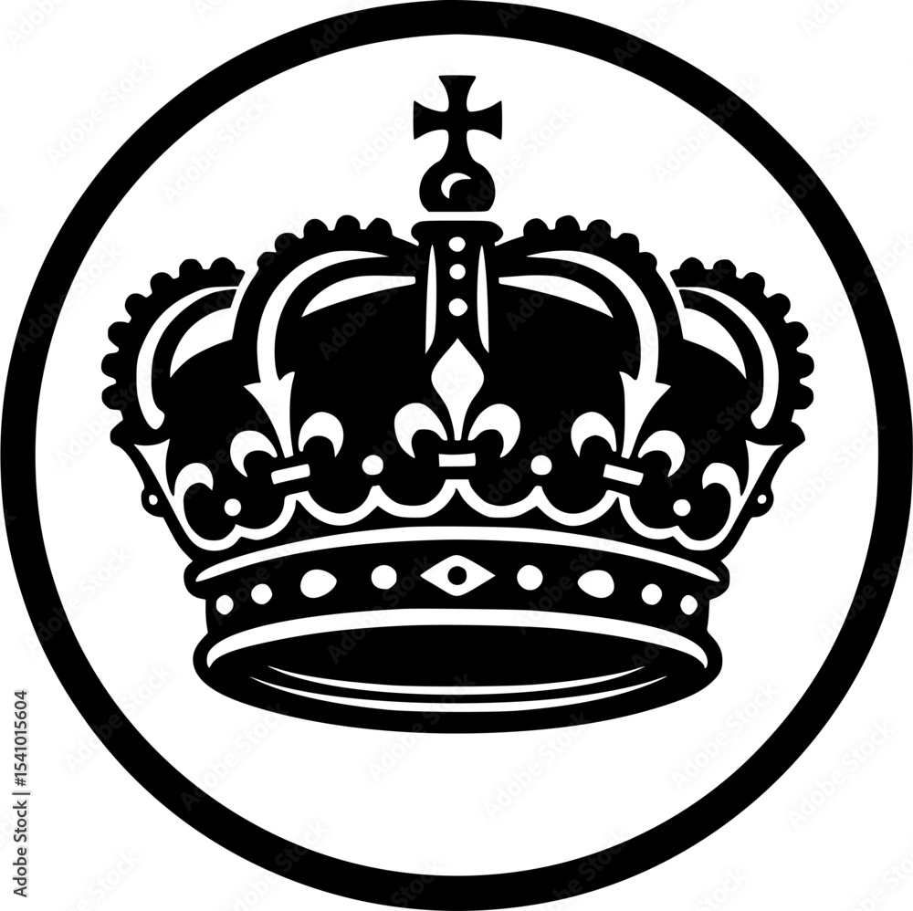 Obraz premium Royal Crown Emblem