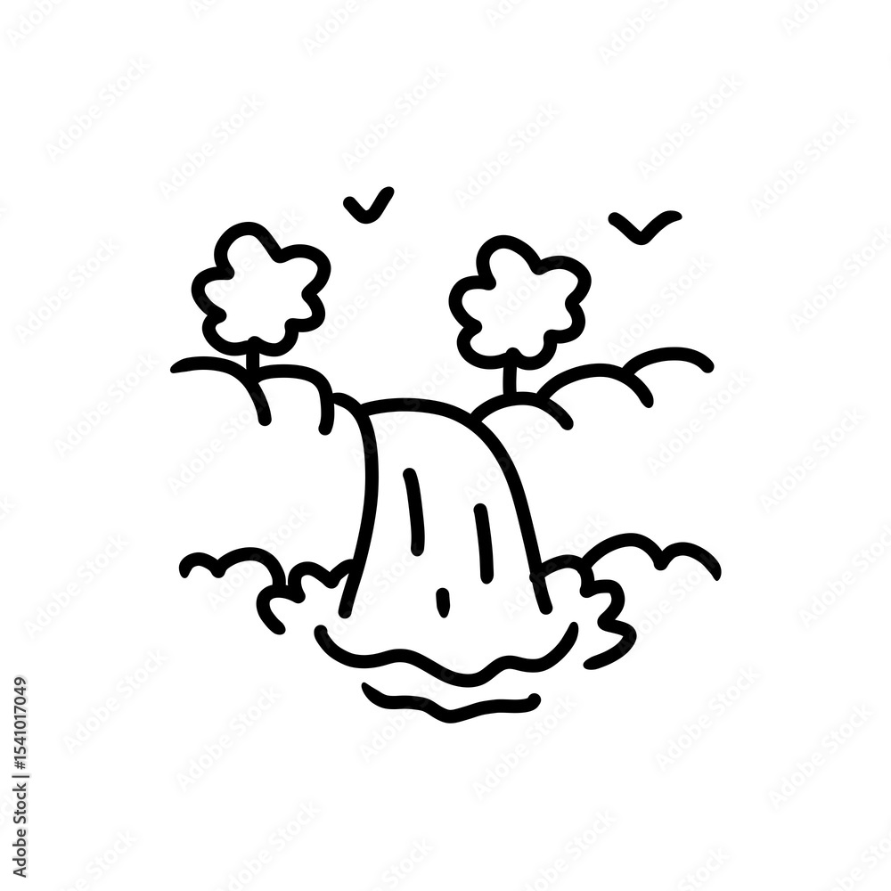 Waterfall icon Waterfall icon