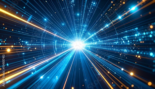 Data streams converge toward bright singularity