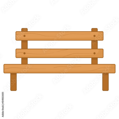 wooden park bench