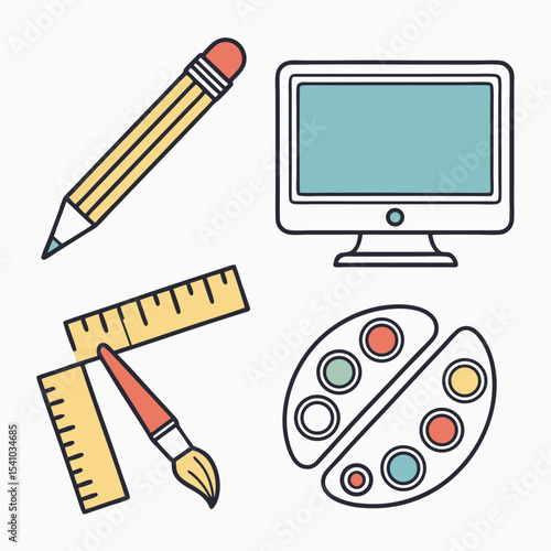Graphic Artist Essentials Icons