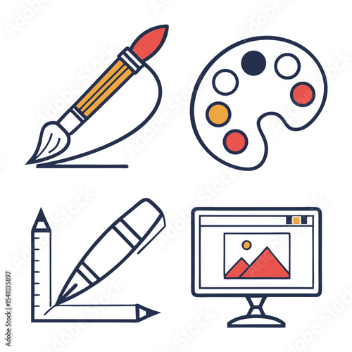 Graphic Artist Essentials Icons