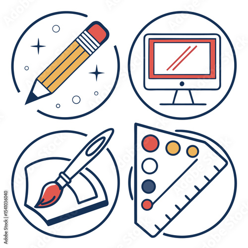Graphic Artist Essentials Icons