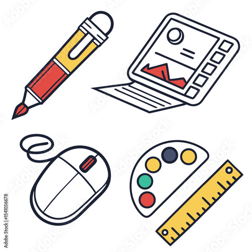 Graphic Artist Essentials Icons