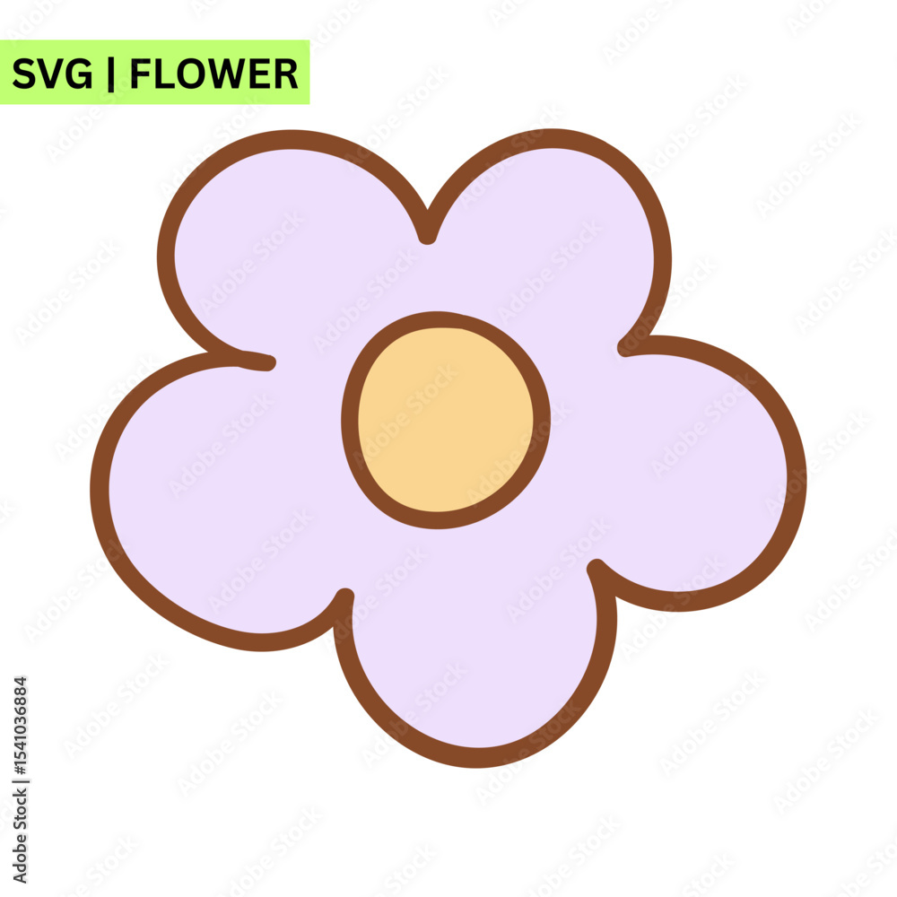 A cheerful flower vector logo featuring a cute flower with bright, smiling petals, symbolizing joy and creativity in a playful design. A cheerful flower vector logo featuring a cute flower with bright, smiling petals, symbolizing joy and creativity in a playful design.