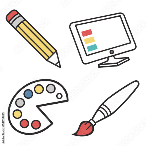 Graphic Artist Essentials Icons