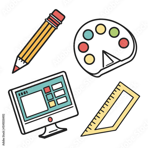 Graphic Artist Essentials Icons