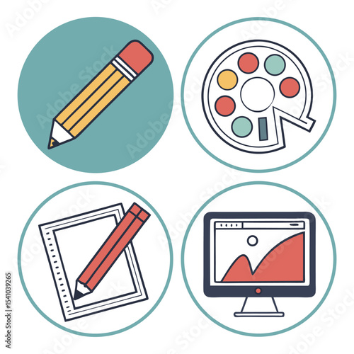 Graphic Artist Essentials Icons