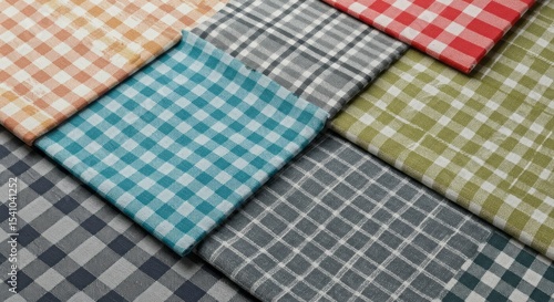 plaid fabric background