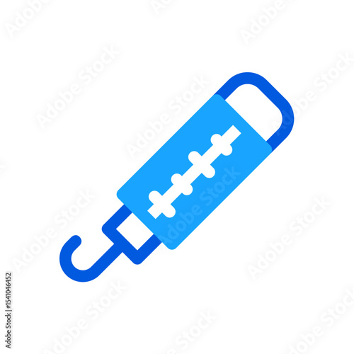 spring scale simple flat icon illustration