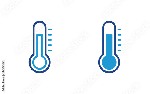 Thermometer icon, Thermometer sign vector