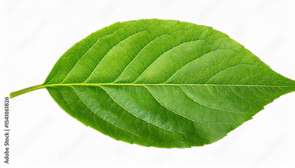 Fototapeta premium fresh green leaves isolated on a transparent background