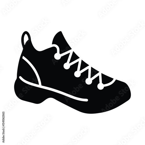 Climbing Shoe Pair Icon Vector Illustration