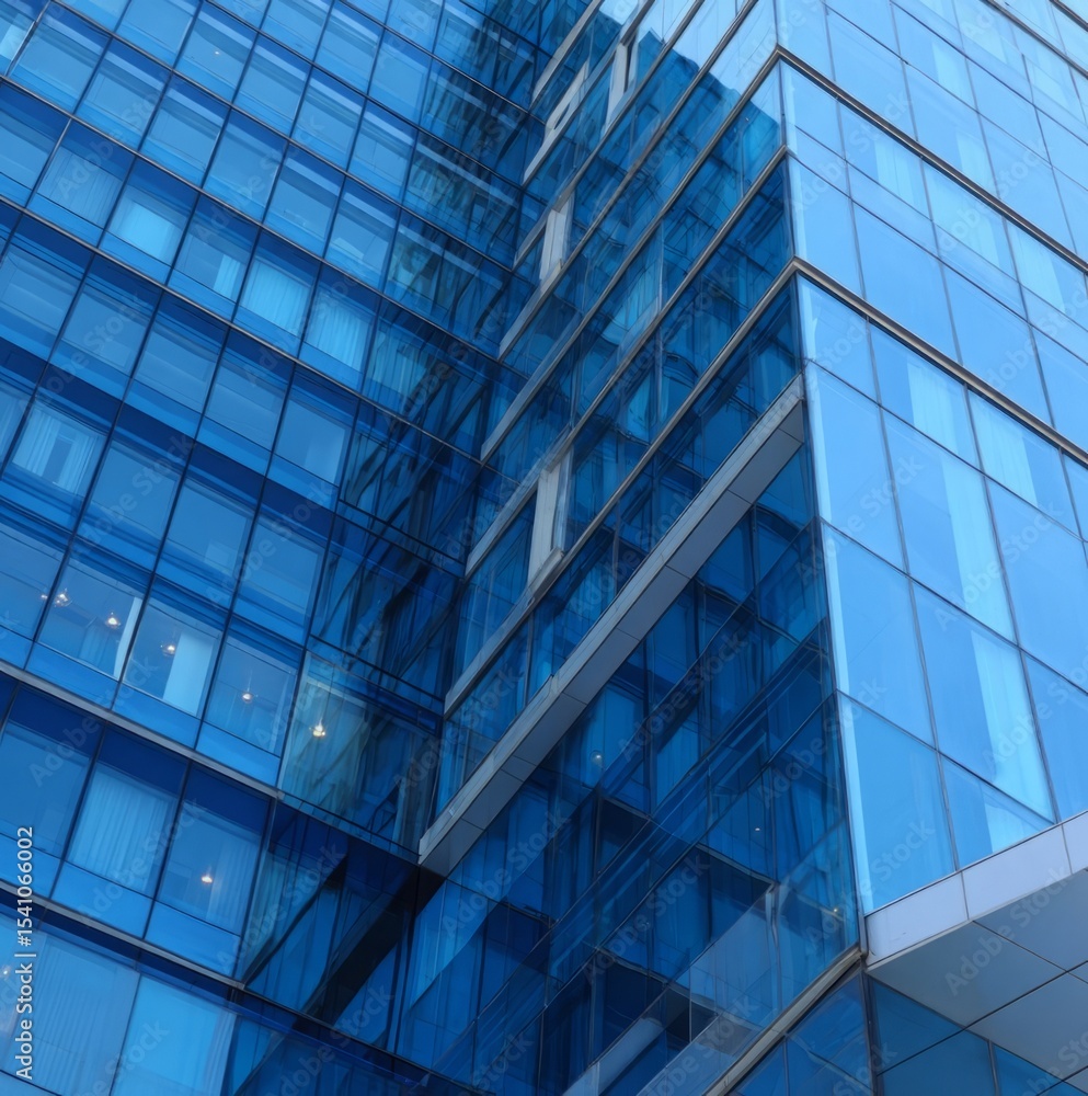 Architectural Blue: A modern architectural marvel, showcasing a sleek and contemporary glass facade that reflects the vibrant city skyline and bright daylight. Architectural Blue: A modern architectural marvel, showcasing a sleek and contemporary glass facade that reflects the vibrant city skyline and bright daylight.