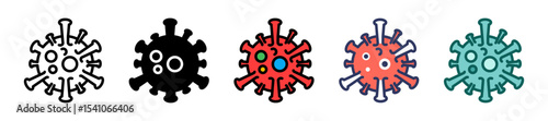Virus multiple icon