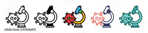 Microscope multiple icon