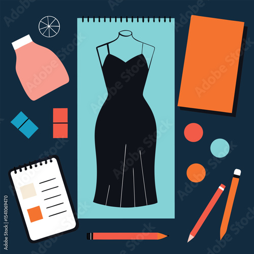 Fashion Design Sketching, Drafting & Creating Elegant Dresses
