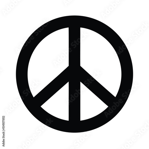 Adinkra Peace Mark Icon Vector Illustration