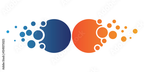 Bubble water vector illustration design template