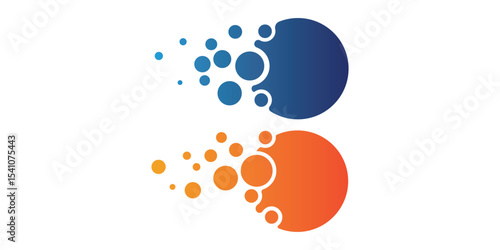 Bubble water vector illustration design template